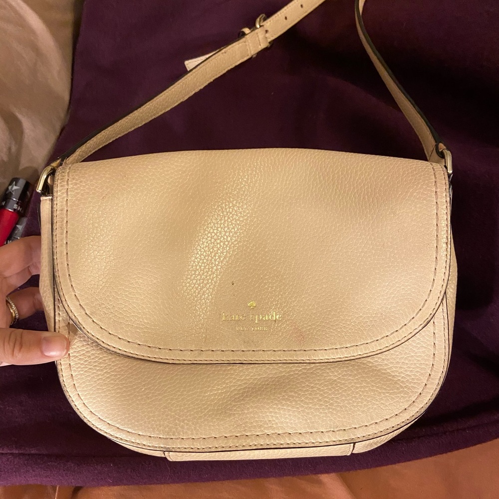 Pink leather Kate spade